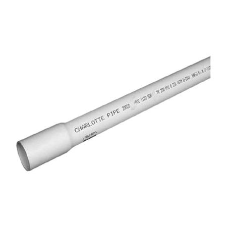 Charlotte Pipe And Foundry 1x20' SDR21 PVC Pipe PVC 20010B 0600